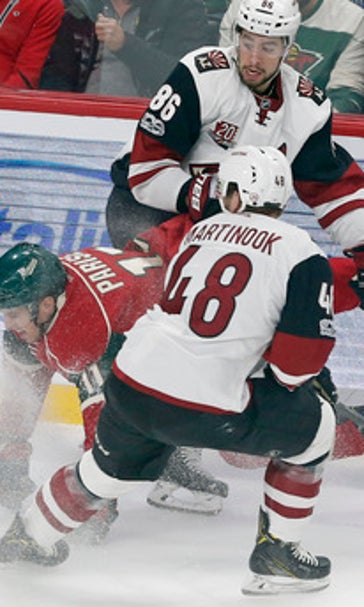 Niederreiter, Wild dodge letdown with 4-3 win over Coyotes (Jan 19, 2017)